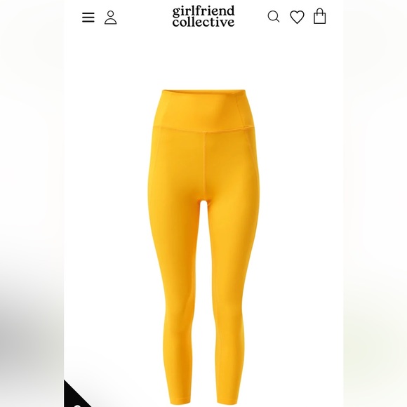 Girlfriend Collective Citrine Compressive High-Rise Legging size M - Picture 1 of 9